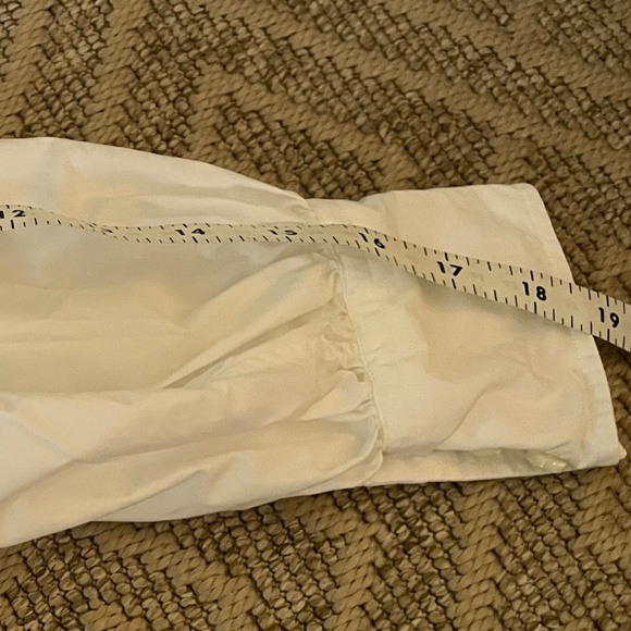 Ann Mashburn White Poplin Size Small - Picture 5 of 7